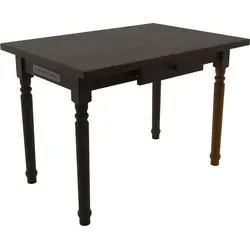 Esstisch mit Schublade aus Kiefernholz von Magnetic Mobel