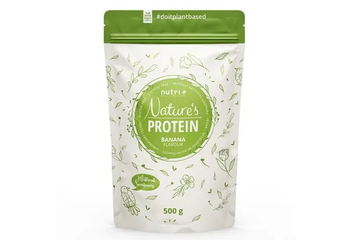 nutri+ Natures Protein - Eiweißpulver ohne Süßstoff Pulver, 1 er