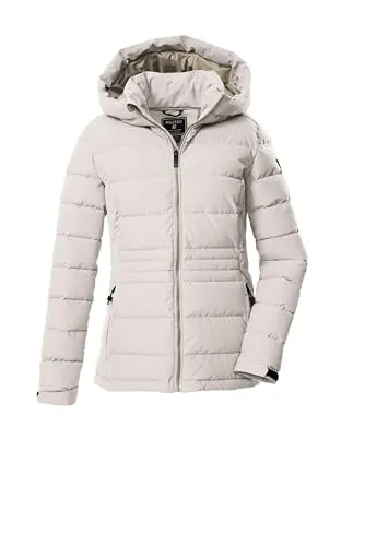 KILLTEC Damen Funktionsjacke KOW 10 WMN QLTD JCKT - Funktionsjacke für Damen, winddicht und wasserabweisend mit 10.000 mm Wassersäule, ideal für kalte Tage. Hergestellt aus recyceltem Material und nachhaltig imprägniert.