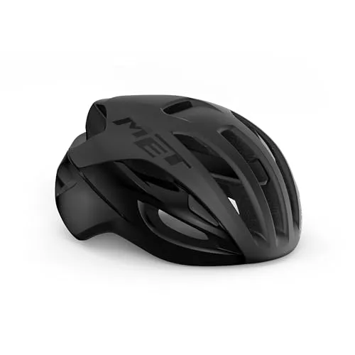 MET Unisex – Erwachsene Rivale MIPS Renradhelm, Black, 58-61cm - Fahrradhelm mit MIPS-Technologie für optimalen Gehirnschutz, hervorragende Passform und verbesserte Belüftung für maximalen Fahrkomfort.
