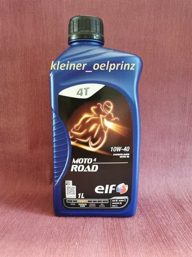 Liter ELF MOTO 4 ROAD 10W-40 teilsynth. Motorradöl / Motoröl JASO MA2 / API SN 1