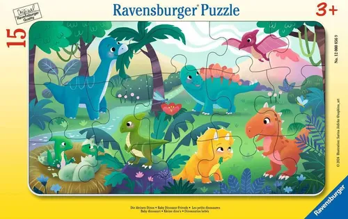 Ravensburger 00856 Die kleinen Dinos Puzzle 15 Teile