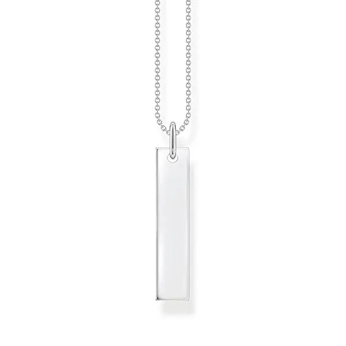 THOMAS SABO Unisex Kette Tag 925 Sterlingsilber KE2142-001-21-L50v - Kette aus 925er Sterlingsilber für Damen und Herren, perfekt kombinierbar mit Thomas Sabo Charms und Armbändern – ein ideales Geschenk für jeden Anlass.