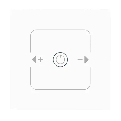 UNITEC WLAN Touch Dimmer Lichtschalter mit App-Steuerung - Smart Home Dimmschalter in Weiß, steuerbar über TUYA App, Alexa und Google Home - ideal für eine komfortable Lichtsteuerung im Innenraum.