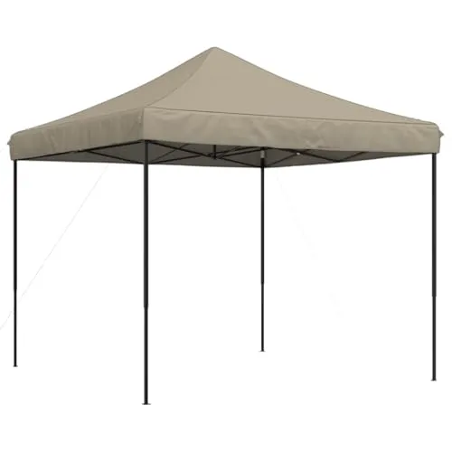 vidaXL Partyzelt Faltbar Pop-Up für Hochzeit und Festival in beige von vidaXL