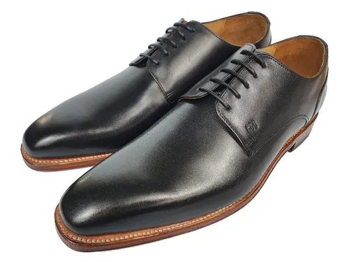 GORDON & BROS G&B 4374-Milan Schnürschuh schwarz 43 EU - Herren-Businessschuhe aus hochwertigem Kalbsleder, mit GOODYEAR WELTED TECHNOLOGY für maximale Langlebigkeit und eleganten Look.