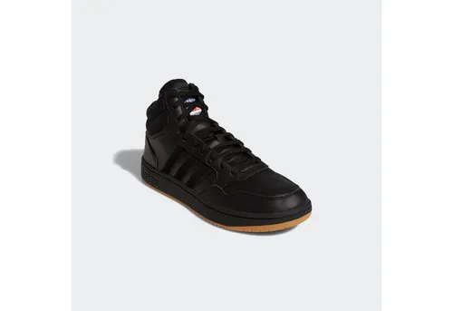 adidas Sportswear HOOPS 3.0 MID CLASSIC VINTAGE Sneaker schwarz - Stylische Sneaker in Größe 44 2/3, mit hochwertigem Obermaterial aus Leder und Synthetik für besten Komfort und Support beim Laufen.