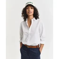 GANT Damen REG POPLIN Shirt, White, 46 von GANT