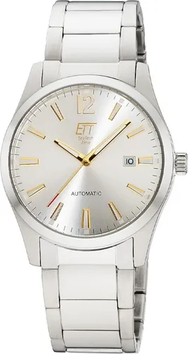 ETT Eco Tech Time Automatik Herren Uhr Analog mit Edelstahl Armband EGS-40408-11M