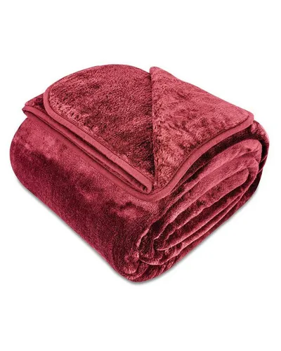 Gräfenstayn Wohndecke Cashmere-Feeling in rot von Gräfenstayn