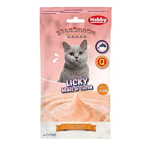 Nobby Katzen-Snack LICKY Malt & Tuna 1 Packung (5 x 15 g)