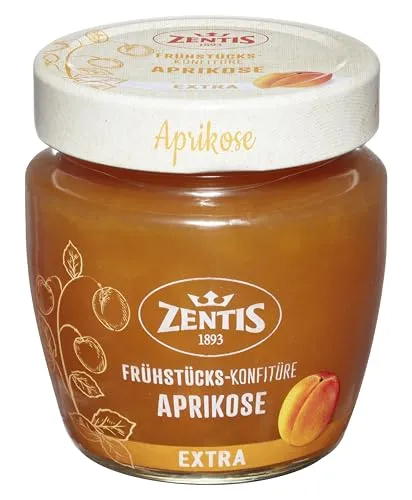 Zentis Frühstücks-Konfitüre Aprikose, Brotaufstrich 230g