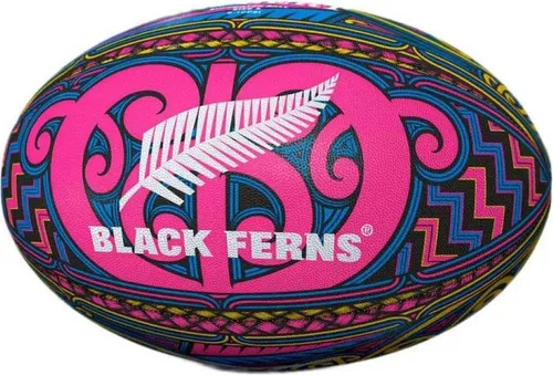 Gilbert Maori Supporter Black Ferns Rugbyball Rosa 5 Rosa 5 von Gilbert