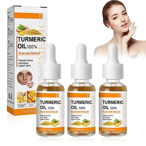 Horuili® Turmeric Serum, Kurkuma-Fleckenkorrektur-Serum, Kurkuma Anti-Oxidation Serum, Kurkuma Serum Zur Korrektur Dunkler Flecken, Kurkuma Kraft gegen Altersflecken Serum (3 Stück)