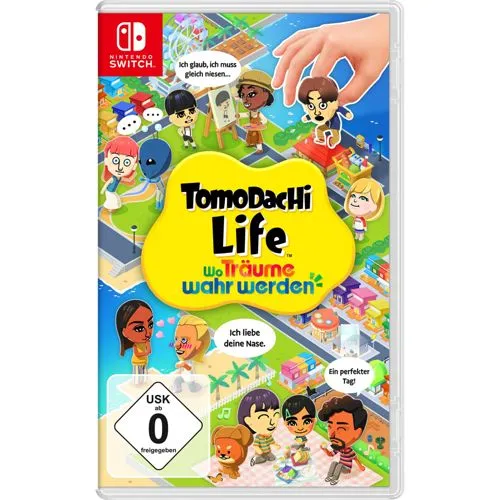 Nintendo Tomodachi Life für Nintendo Switch – Erlebe deine Träume - Entdecke die bunte Welt von Tomodachi Life auf der Switch! Erstelle deine eigenen Charaktere und erlebe spannende Abenteuer im Spiel. Ideal für kreative Spieler und Fans von Simulationen! Spielspaß für alle Altersgruppen.