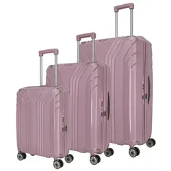 Travelite ELVAA 4-Rad Kofferset 3-teilig in pink von travelite