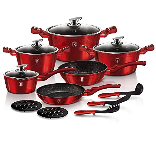 Berlinger Haus 15Pcs Metallisch Kochgeschirr Set von Berlinger Haus