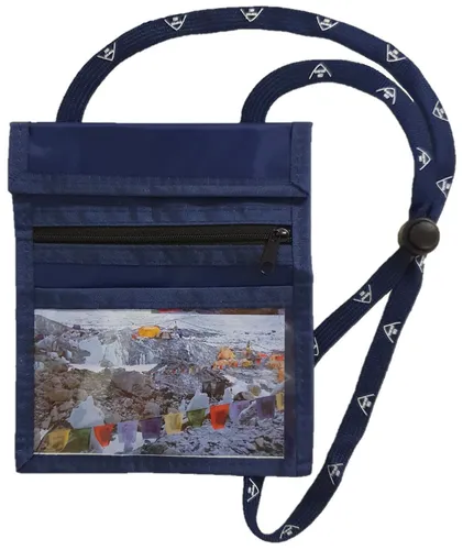 sunwallet blau Brustbeutel Brustsafe Brusttasche Umhängetasche Outdoor