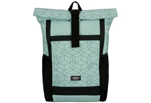 LARKSON Rolltop Rucksack Damen Groß Mint in schwarz von Larkson