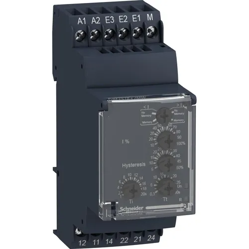 Schneider Electric Stromwächter 0,15-15A (RM35JA32MW) - Relais für präzise Überwachung von Stromflüssen, ideal für den sicheren Betrieb elektrischer Anlagen.