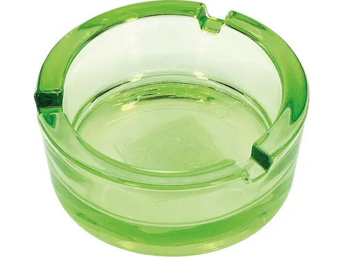 Glas Aschenbecher 8.5cm grün