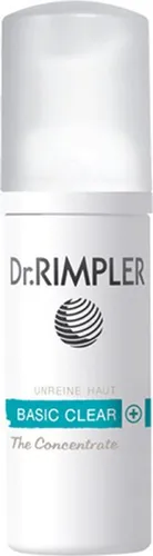 Dr. Rimpler BASIC CLEAR+ The Concentrate - Unreine & ölige Haut: Hochkonzentrierter, pflanzlicher Schaum zur gezielten Bekämpfung von Entzündungen und Unreinheiten – für ein verfeinertes Hautbild.