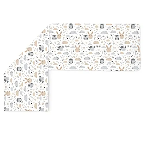 Amilian Seitenschläferkissen Bezug; Stillkissenbezug: ca. 150 x 40 cm für Lagerungskissen; 100% Baumwolle; Pillow Cover; Ersatzbezug; abnehmbar und waschbar Lichtung