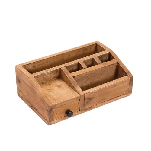 CREEDWOOD Schreibtisch Organizer Study | Mahagoni Holz von CREEDWOOD