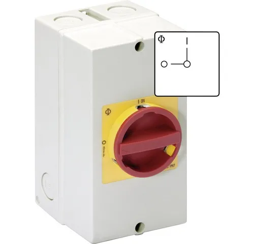 Kraus & Naimer KG64.T203/40.KL11V Reparaturschalter 63A - Schalter & Taster: Absperrbarer Reparaturschalter mit 63A, ideal für Sicherheit und Kontrolle in elektrischen Installationen.