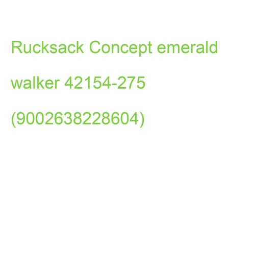 Rucksack Pure Eco emerald WALKER 42154-275 (9002638228604)