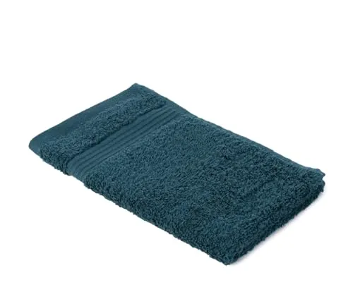 liebling Gästetuch, 100% hochwertige Baumwolle, Serie Miami, 30 x 50 cm, waschbar & trocknergeeignet, Farbe: Petrol