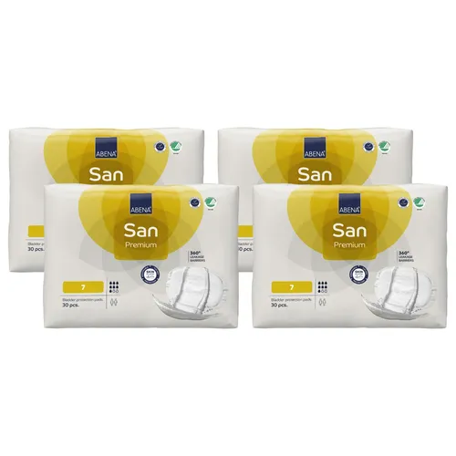 ABENA San 7 Premium Inkontinenzeinlagen MONATSPAKET (120 Stück)