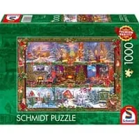 Fröhliche Weihnachtszeit Puzzle 1000 Teile von Schmidt Spiele