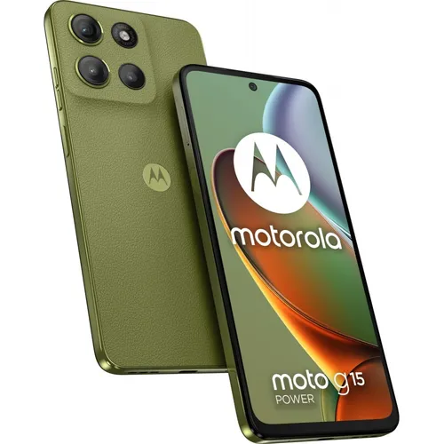 Motorola Moto G15 Power - 256 GB, Iguana Green, 6.72