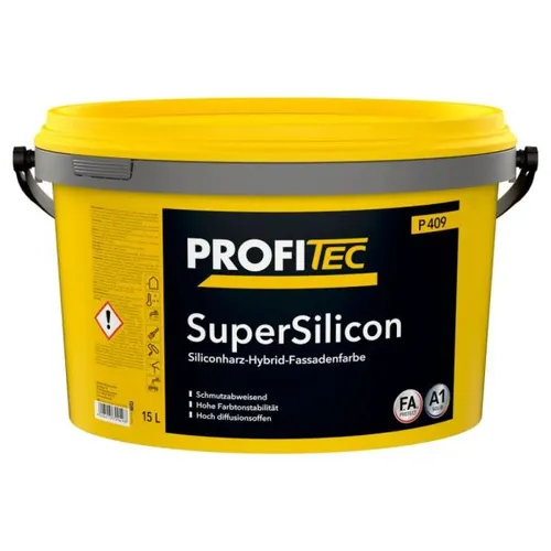 PROFITEC P409 SuperSilicon Matte Fassadenfarbe 5 l Weiß von ProfITec