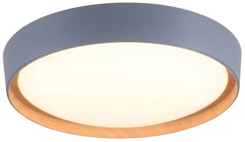 JUST LIGHT EMILIA LED Deckenleuchte 29W Grau/Weiß – Dimmbar für individuelles Licht - Lampen: Moderne LED-Deckenleuchte EMILIA mit warmweißem Licht und 3-Stufen-Dimmung. Ideal für wohnliche Akzente in Ihrem Zuhause.