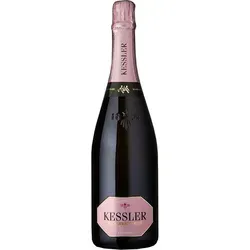 Kessler Hochgewächs Rosé brut 0,75 l - Eleganter Rosé mit fruchtigen Aromen von Johannisbeere und Sauerkirsche, 20 Monate auf der Hefe gereift. Ideal zu feinen Speisen wie Parmaschinken und Käse.