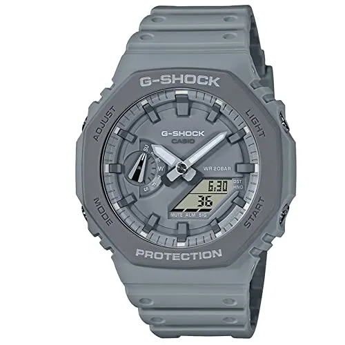Casio G-Shock Herrenuhr GA-2110ET-8AER - Armbanduhr für Herren, sportlich und wasserdicht bis 200 m, kombiniert analoges und digitales Anzeigeformat für vielseitige Nutzung.