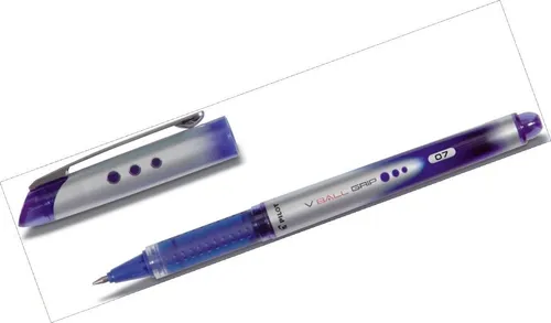 Pilot VBall VB7 Tintenroller 0,7 mm mit Gummi-Griffzone - Schreibutensilien - Flüssige Tinte für ein geschmeidiges Schreibgefühl, ausgestattet mit Gummi-Griffzone für optimalen Komfort.