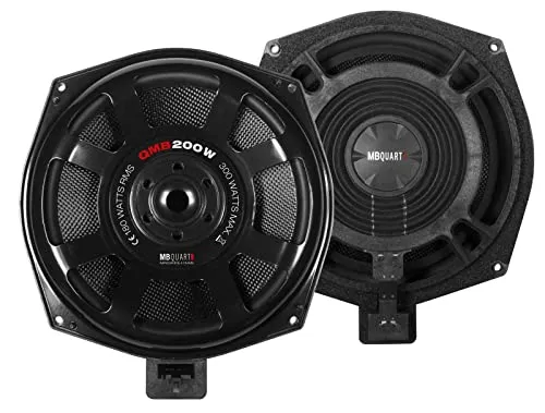 MB Quart QMB200W - 20 cm Passiv Subwoofer mit 300 Watt (RMS: 180 Watt) für BMW E/F/G