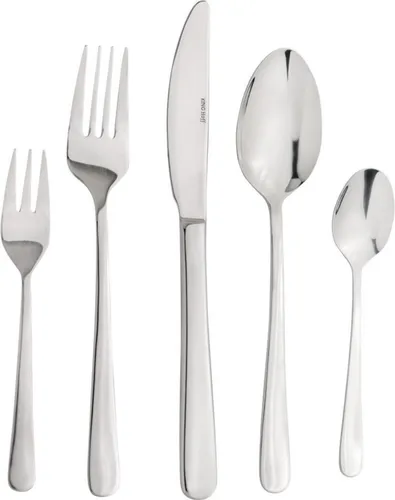 Kinghoff Sztuce 72Ele. Poysk Kh-3519 Besteckset - Elegantes 72-teiliges Besteckset aus hochwertigem 18/10 Edelstahl, inklusive Aluminiumkoffer. Ideal für Hochzeiten und besondere Anlässe, spülmaschinengeeignet und langlebig.
