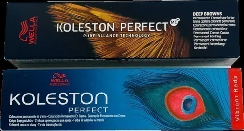 Wella Koleston Perfect Me+ 7/75 mittelblond braun-mahagoni - (60 ml)