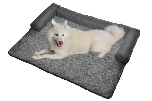 RAIKOU Hundematte Hundebett Hundsofa Tierbedarf Tiebett M L XL, Plüsch, 70X90cm 90x90cm Waschbar Rutschfest