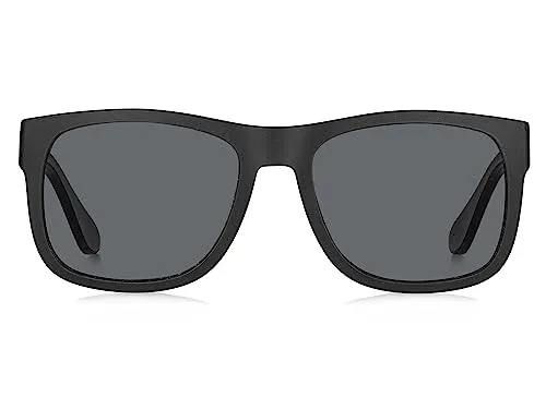 Tommy Hilfiger TH 1556/S Sonnenbrille - Sportbrille in BLACK/GREY, Größe 56/18/140, mit 2 Jahren internationaler Garantie für stilvollen Schutz und Komfort.