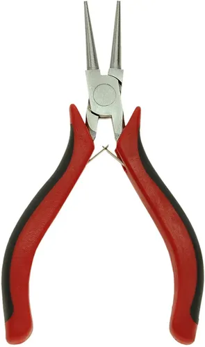 Corvus A600193 - Kids at Work, Rundzange, mini schwarz-rot, 12,5 cm, Werkzeug