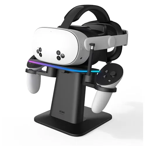 KIWI design RGB Ladestation für Meta Quest 2/3/3S