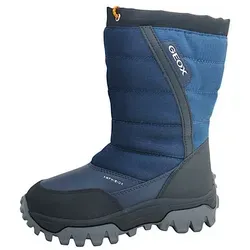Geox J Himalaya Boy B ABX Snow Boot, Navy/LT Blue, 29 EU - Wanderschuhe mit maximaler Wasserundurchlässigkeit und Atmungsaktivität für optimalen Schutz bei jedem Wetter. Schnelles Anziehen und warmes Innenfutter sorgen für Komfort und Sicherheit.