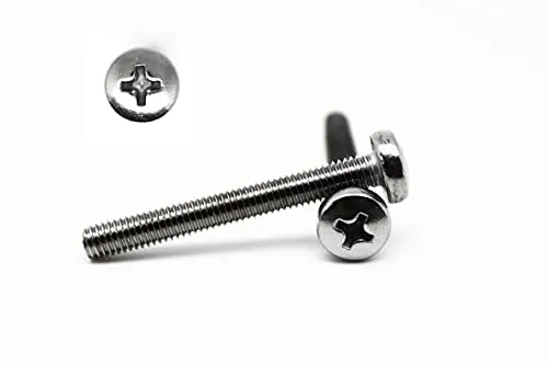 Stück Linsenkopf Schrauben M4x40 mm - DIN 7985 - A2 Edelstahl - Kreuzschlitz - V2A - Kreuz - Linsenkopfschrauben (10, M4x40 mm) 10