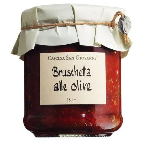 Cascina San Giovanni Bruschetta alle Olive, Tomatenaufstrich mit Oliven