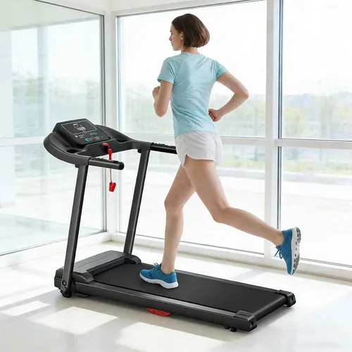 UMAY Laufband für zuhause mit Herzfrequenzmonitor